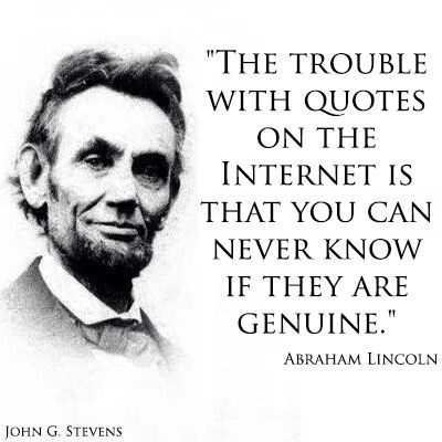 Meme The trouble with quotes on the internet