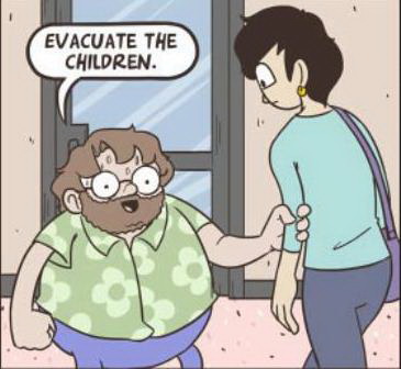 Meme Evacuate the children