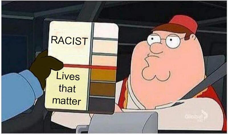 Meme Racist - Lives that matter