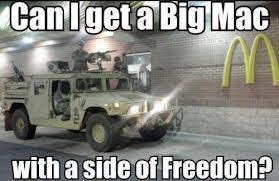 Meme Can I get a Big Mac with a side of Freedom?