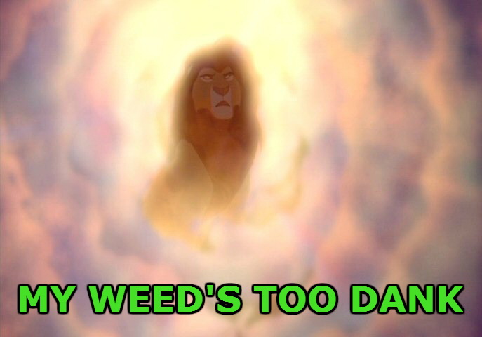 Meme My weed's too dank