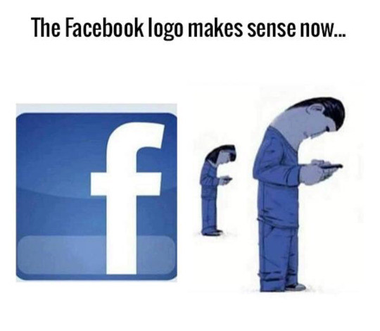 Meme The Facebook logo makes sense now
