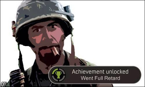 Meme Achievement Unlocked - Went Full Retard