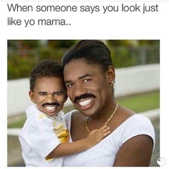 Meme When Someone Says You Look Just Like Yo Mama