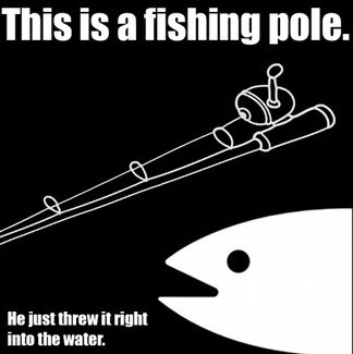 This is a fishing pole