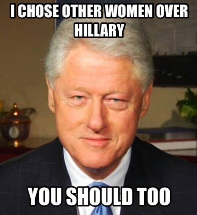 Meme I chose other woman over Hillary - You should too
