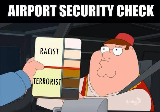 Meme Airport security check