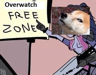 Meme Overwatch free zone