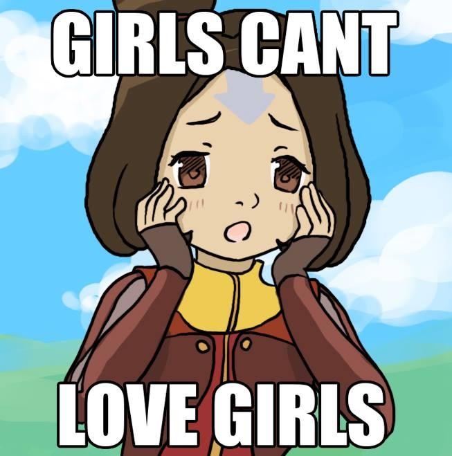 Meme Girls can't love girls
