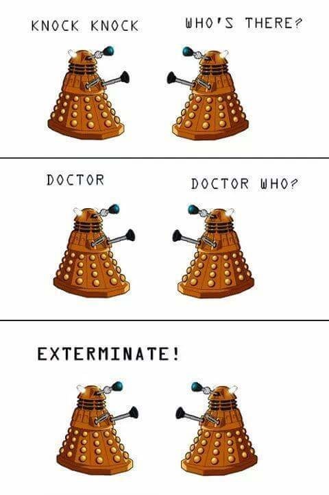 Meme Knock Knock - Who's there? - Doctor - Doctor who?