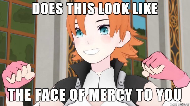 Meme Does this look like the face of mercy for you?
