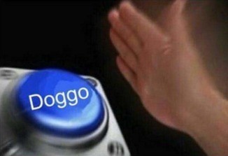 Meme Doggo button