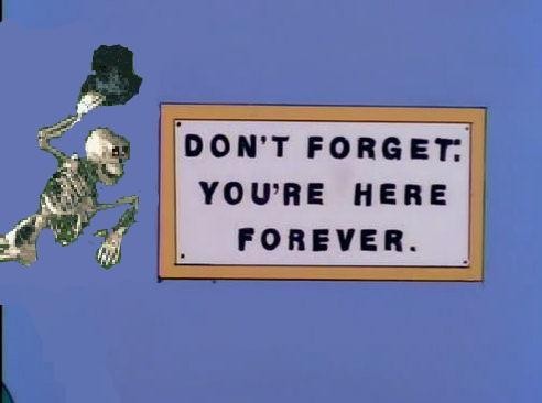 Meme Don't forget you're here forever