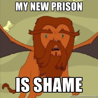 Meme My new prison is shame