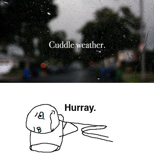 Meme Cuddle weather