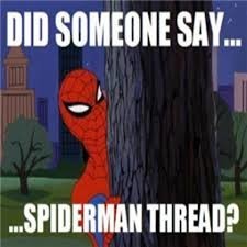 Meme Did someone say Spiderman thread?