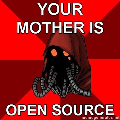 Meme Your mother is open source