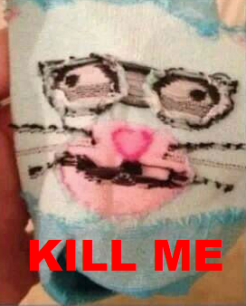 Meme Kill Me - Sock