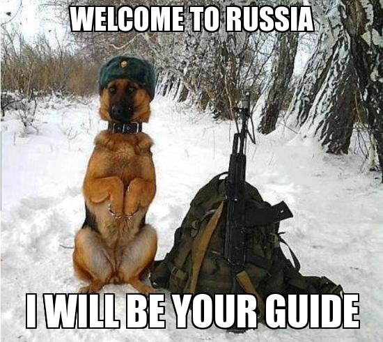 Image result for welcome to russia i will be your guide