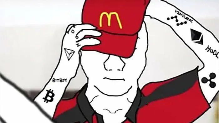 Meme Crypto Enthusiast Investor McDonald's