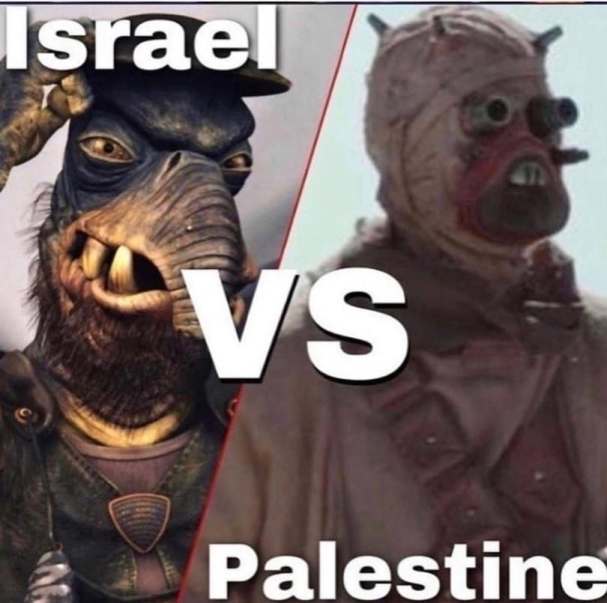 Meme Isreal vs Palestine