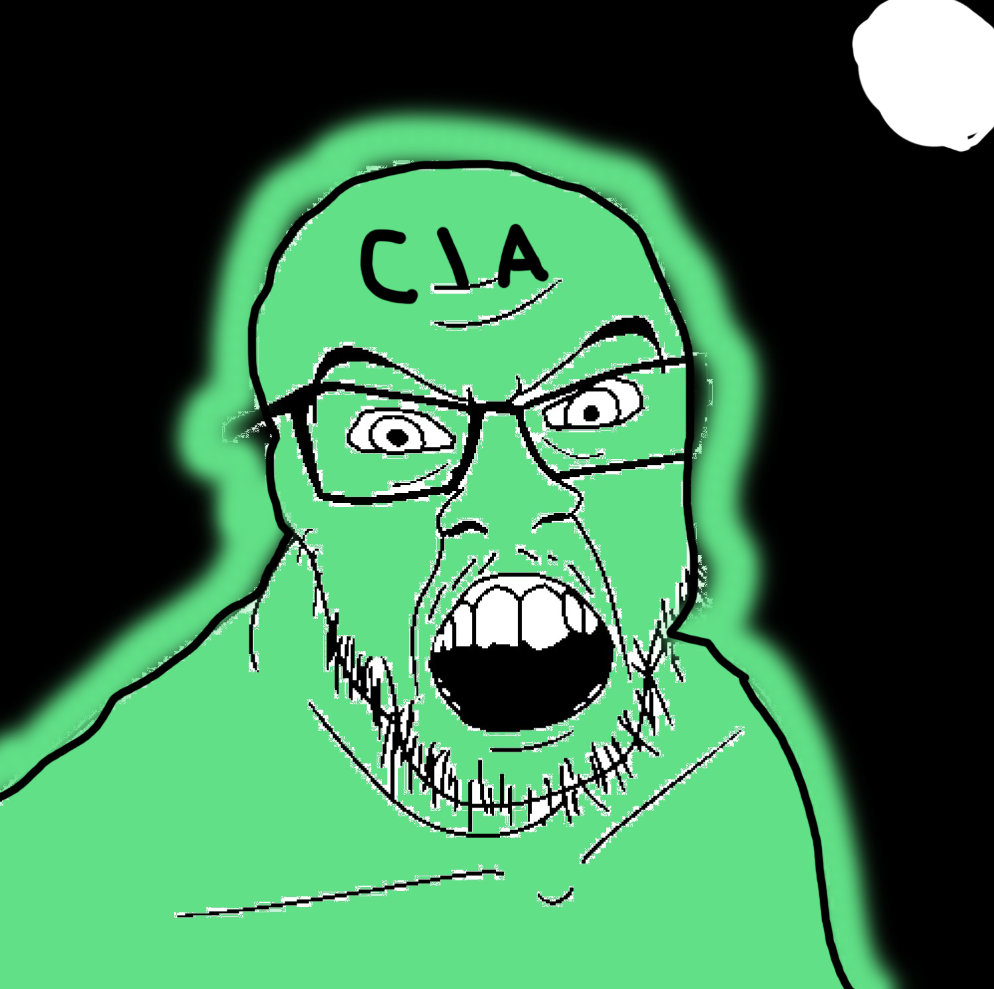 Meme GlowNigger - CIA