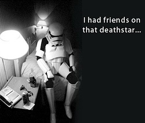 Meme I had friends in that Deathstar