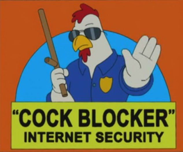 Meme Cock Blocker Internet Security