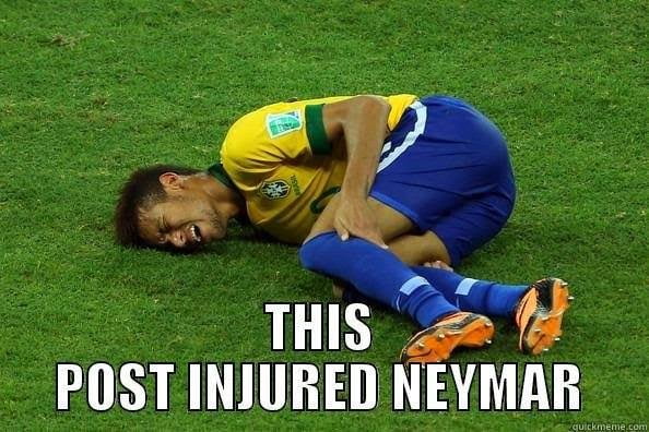 Meme This post injured Neymar