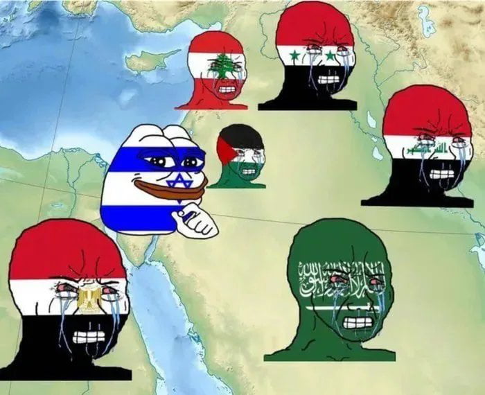 Meme Israel in Middle East
