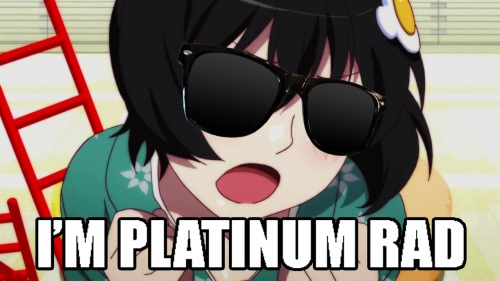 Meme I'm platinum rad