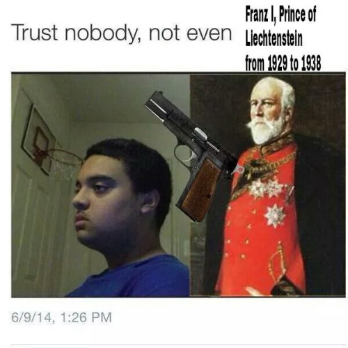 Meme Trust nobody not even Franz 1