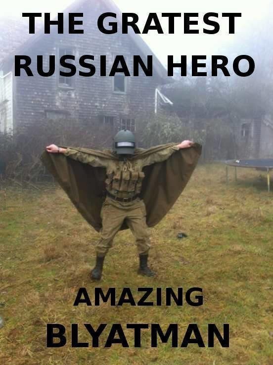 Meme The greatest russian hero - Amazing Blyatman