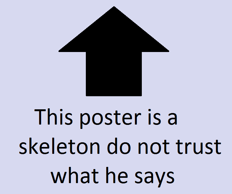 Meme This poster is a skeleton