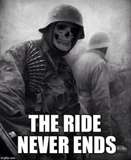 The ride never ends