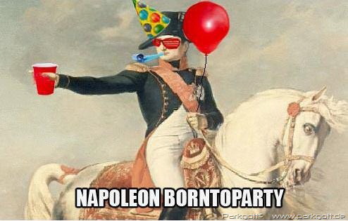 Meme Napoleon Borntoparty