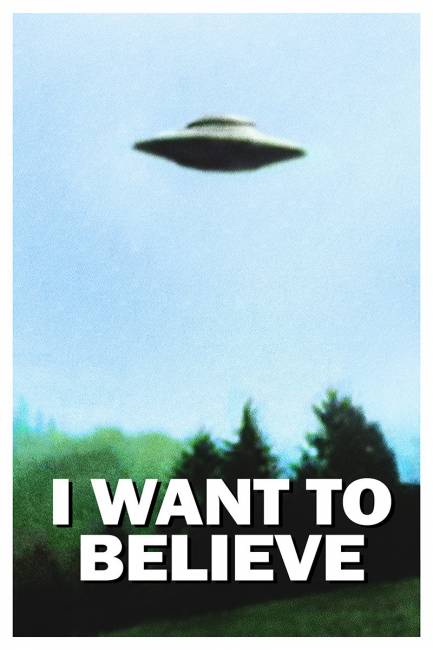 I want to believe