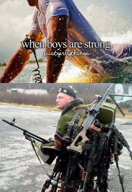 When boys are strong