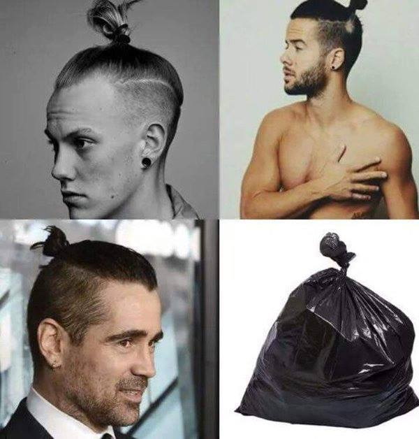 Meme Trashy fashion - Man bun