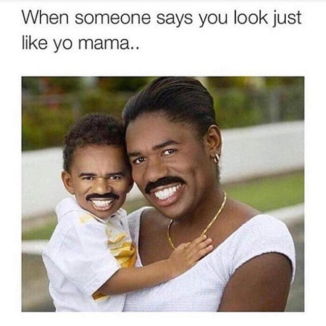 Meme When Someone Says You Look Just Like Yo Mama