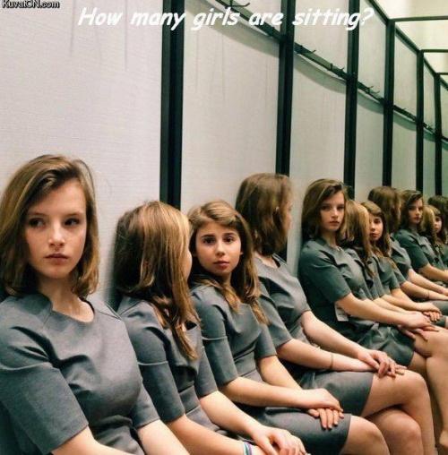 Meme How many girls are sitting?