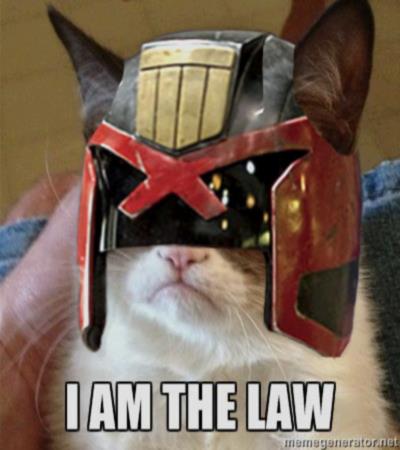 Meme I am the law