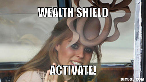 Meme Wealth shield activate