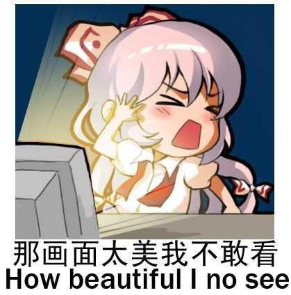 Meme How beautiful I no see