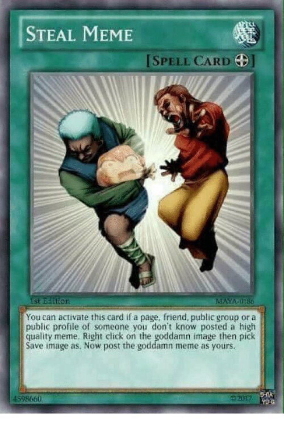 Meme Steal meme card