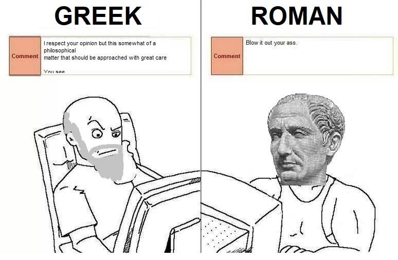 Meme Greek - Roman