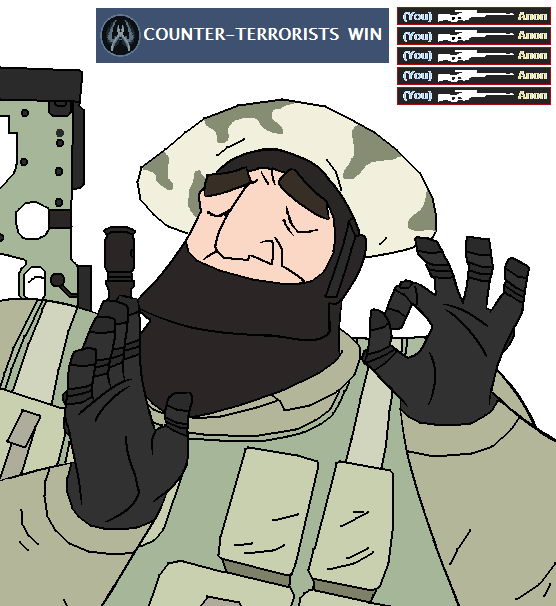 Meme Counter-terrorists wins