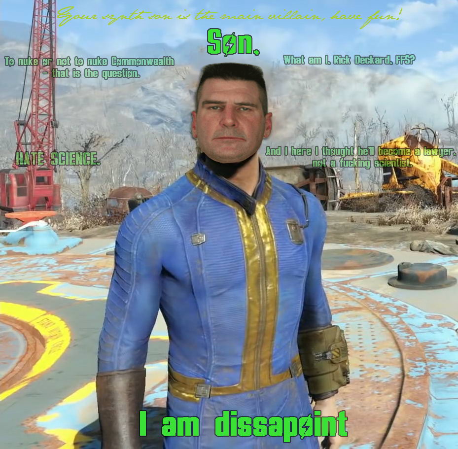 Meme Son I am disappoint - Fallout 4