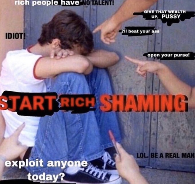 Meme Start rich shaming