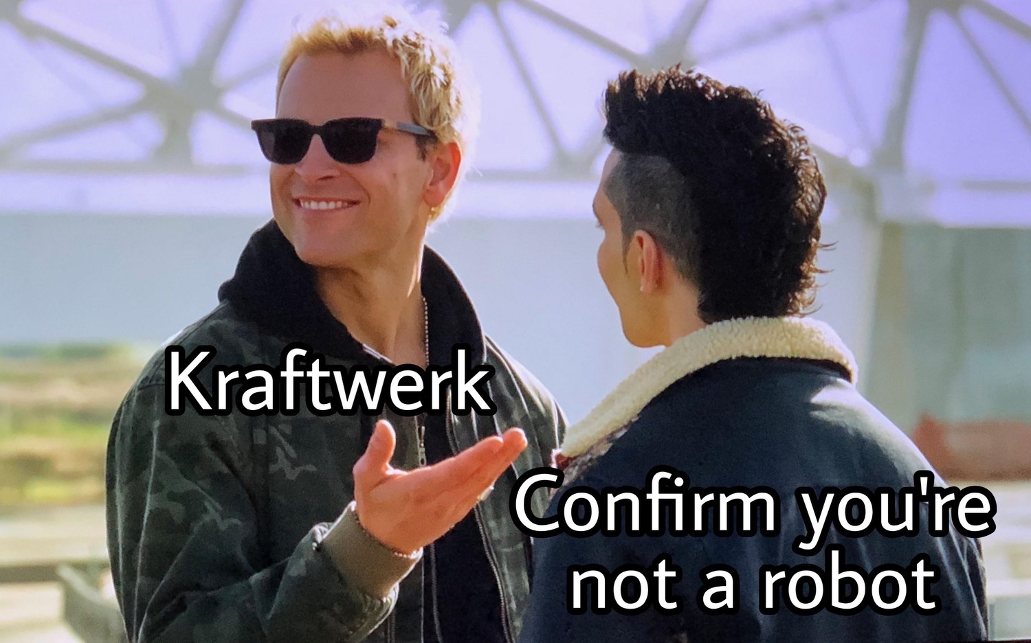 Meme Kraftwerk - Confirm you're not a robot